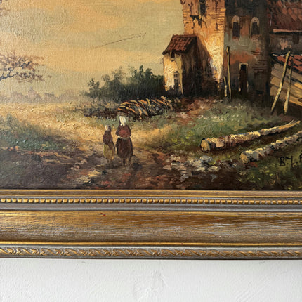 Expressive Oil Painting Scenery "Country Pathway" Fine Medium Artwork