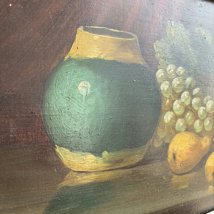 Rustic Still Life Oil Painting "Green Vase" Authentic Artwork Holland Art Shop