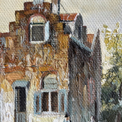 Elegant Winter Landscape Oil Painting "Gilded Frame" Expressive Dutch  Art Holland Art Shop