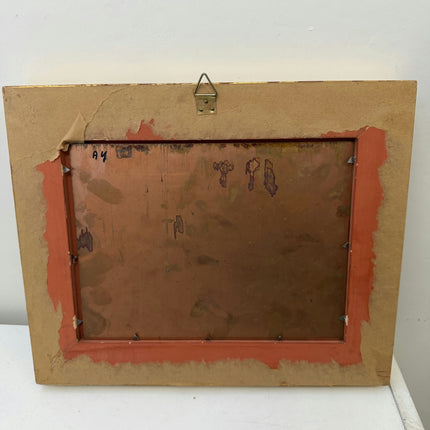 Refined Landscape Oil Painting "Gilded Frame" Handcrafted Small Artwork Holland Art Shop