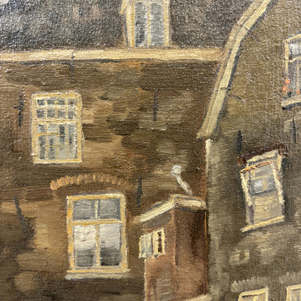 Original Cityscape Oil Painting "Arched Gateway" Expressive Art Holland Art Shop