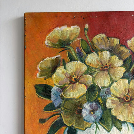 Elegant Floral Still Life Oil Painting "Flower Vase" Handcrafted Art Holland Art Shop