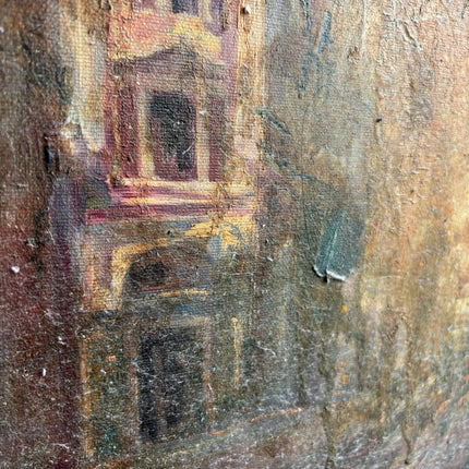 Classic Cityscape Oil Painting "Bell Tower" Detailed Art Holland Art Shop