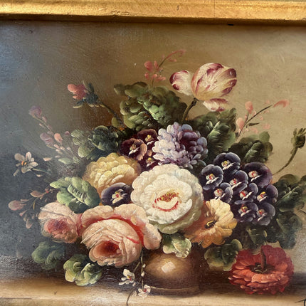 Marvelous Oil Painting Floral Still Life "Floral Arrangement" Small Artwork Holland Art Shop