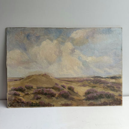 Expressive Landscape Oil Painting "Sand Dune" Refined Large Art Holland Art Shop