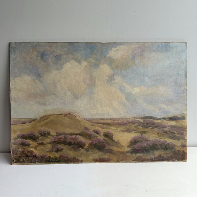 Expressive Landscape Oil Painting "Sand Dune" Refined Large Art Holland Art Shop