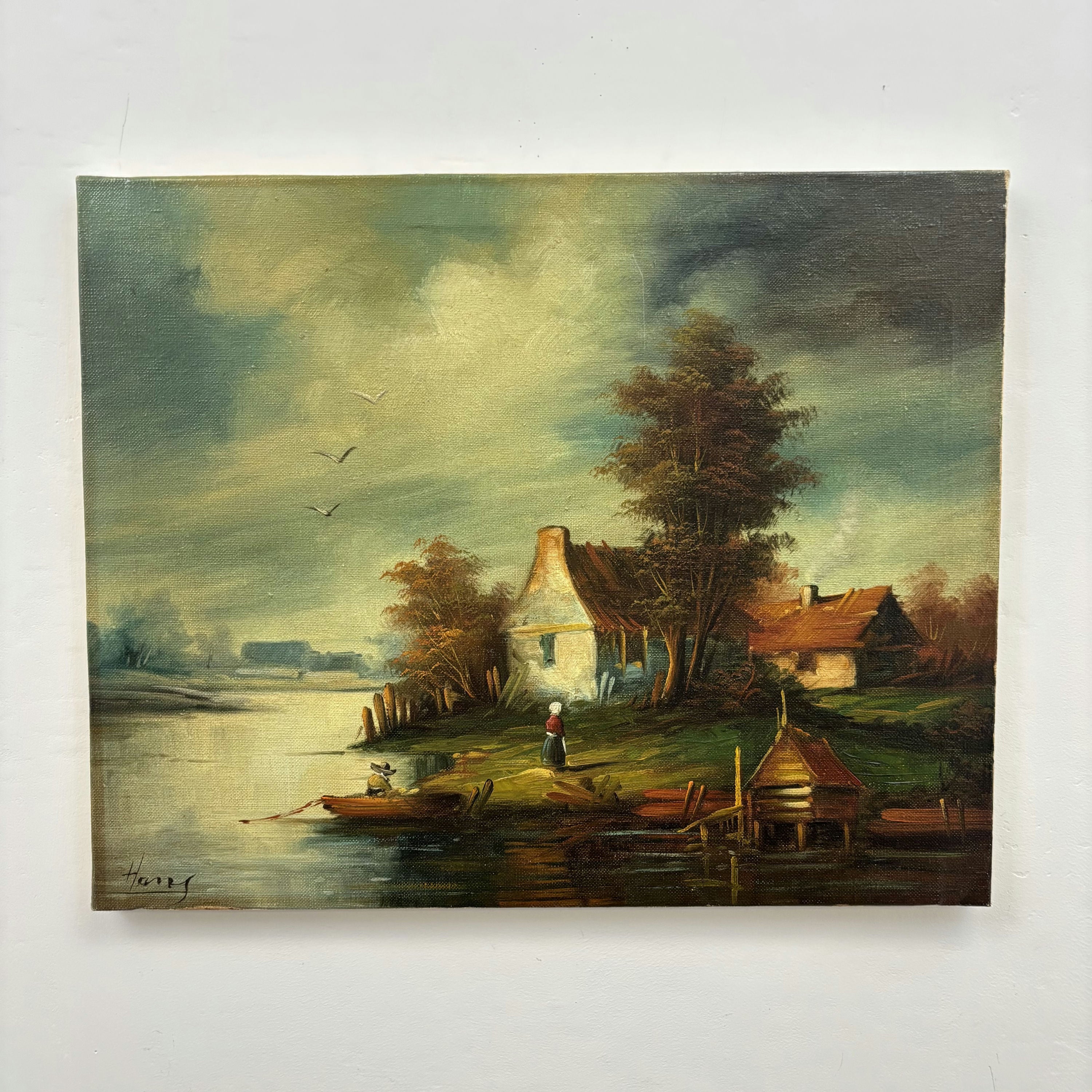 Handcrafted Landscape Oil Painting 