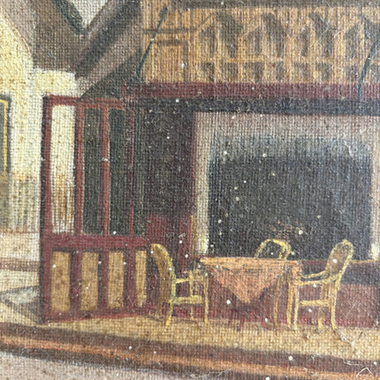 Handcrafted Cityscape Oil Painting "Framed Painting" Traditional Art Holland Art Shop