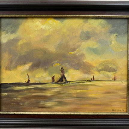 Classic Seascape Oil Painting "Sailing Boat" Expressive Art Holland Art Shop