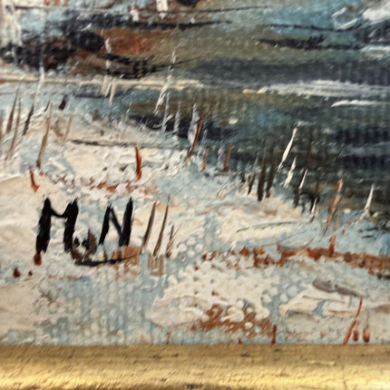 Timeless Still Life Oil Painting "Thatched Hut" Expressive Small Art Holland Art Shop