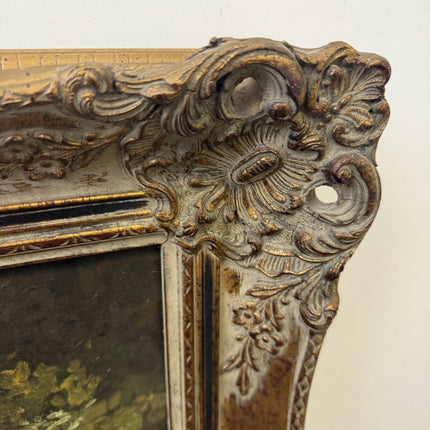 Rustic Still Life Oil Painting "Wooden Frame" Handcrafted Large Artwork Holland Art Shop
