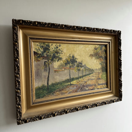 Handcrafted Landscape Oil Painting "Ornate Frame" Traditional Artwork Holland Art Shop