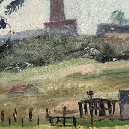 Refined Landscape Oil Painting "Small Painting" Handcrafted Small Artwork Holland Art Shop