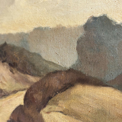 Rustic Landscape Oil Painting "Dusty Road" Authentic Artwork Holland Art Shop
