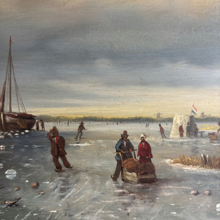 Traditional Winter Landscape Oil Painting "Framed Painting" Timeless Art Holland Art Shop