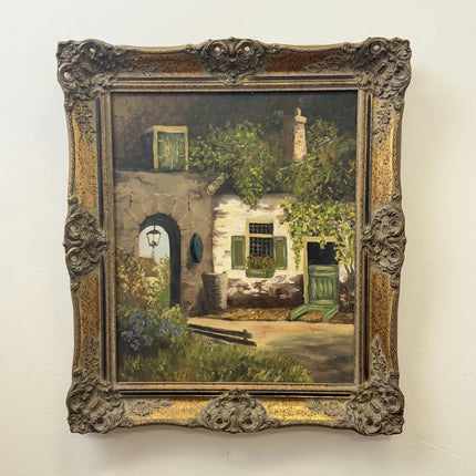 Rustic Still Life Oil Painting "Wooden Frame" Handcrafted Large Artwork Holland Art Shop