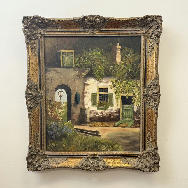 Rustic Still Life Oil Painting "Wooden Frame" Handcrafted Large Artwork Holland Art Shop