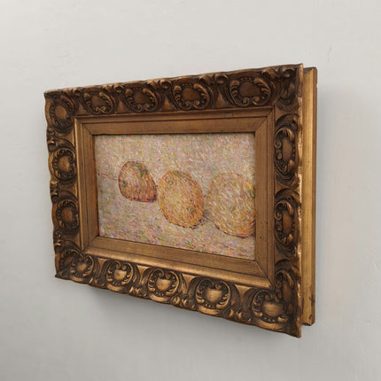 Antique Still Life Oil Painting "Ornate Frame" Timeless Small Artwork Holland Art Shop