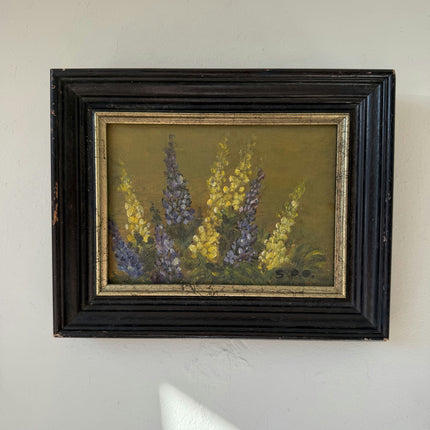 Authentic Oil Painting Flowery Still Life "Flower Arrangement" Vintage Small Art Holland Art Shop