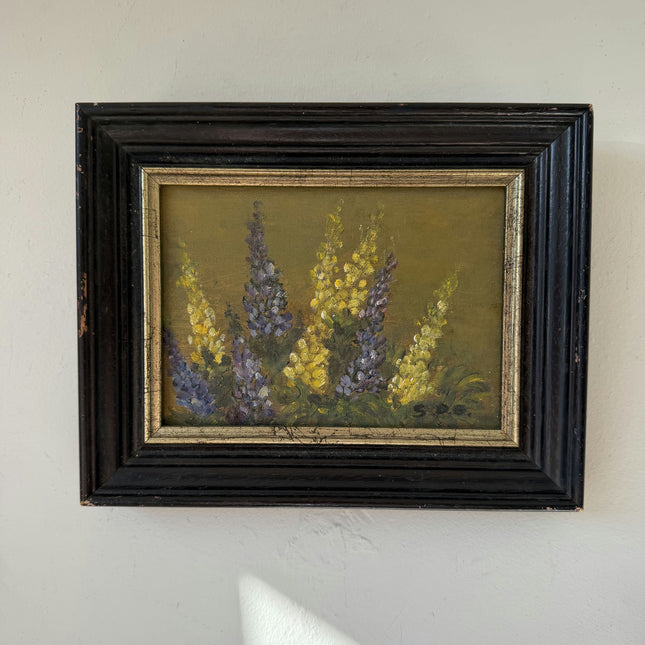 Authentic Oil Painting Flowery Still Life "Flower Arrangement" Vintage Small Art Holland Art Shop