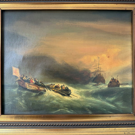 Traditional Seascape Oil Painting "Framed Painting" Expressive Art Holland Art Shop