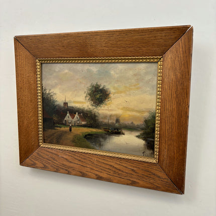 Original Landscape Oil Painting "Pine Tree" Authentic Artwork Holland Art Shop