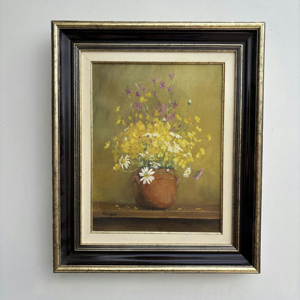 Classic Floral Still Life Oil Painting "Flowered Vase" Detailed Art Holland Art Shop