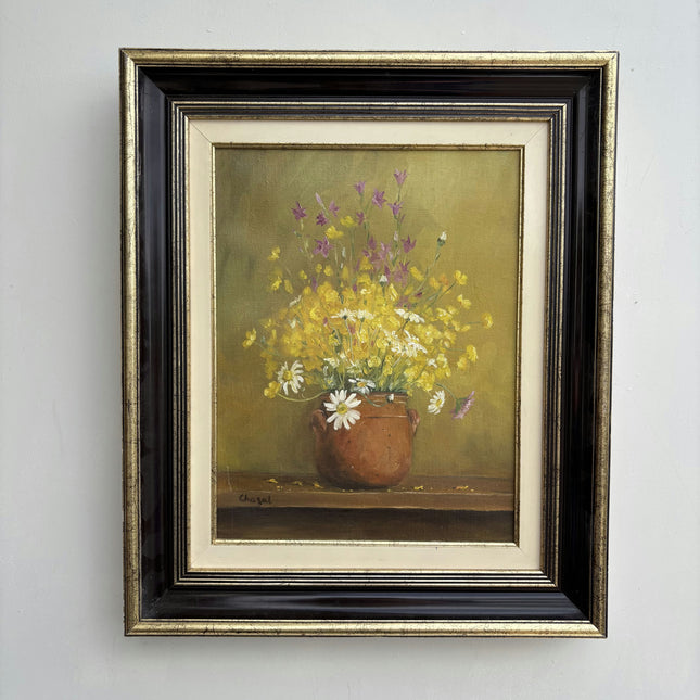 Classic Floral Still Life Oil Painting "Flowered Vase" Detailed Art Holland Art Shop