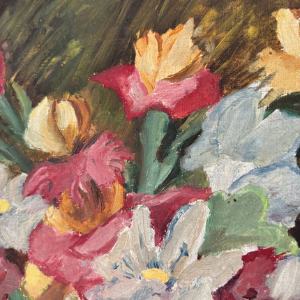 Handcrafted Oil Painting Still Life "Vase Of Flowers" Expressive Medium Artwork Holland Art Shop