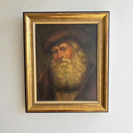 Classic Portrait Oil Painting "Bearded Man" Timeless Small Artwork Holland Art Shop