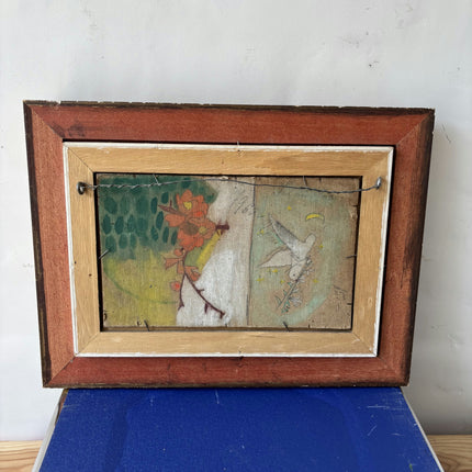 Expressive Landscape Oil Painting "Gilded Frame" Classic Small Art Holland Art Shop