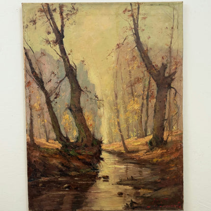 Elegant Landscape Oil Painting "Painted Canvas" Timeless Large Art Holland Art Shop