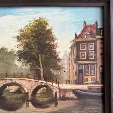 Classic Cityscape Oil Painting "Ornate Frame" Original Artwork Holland Art Shop