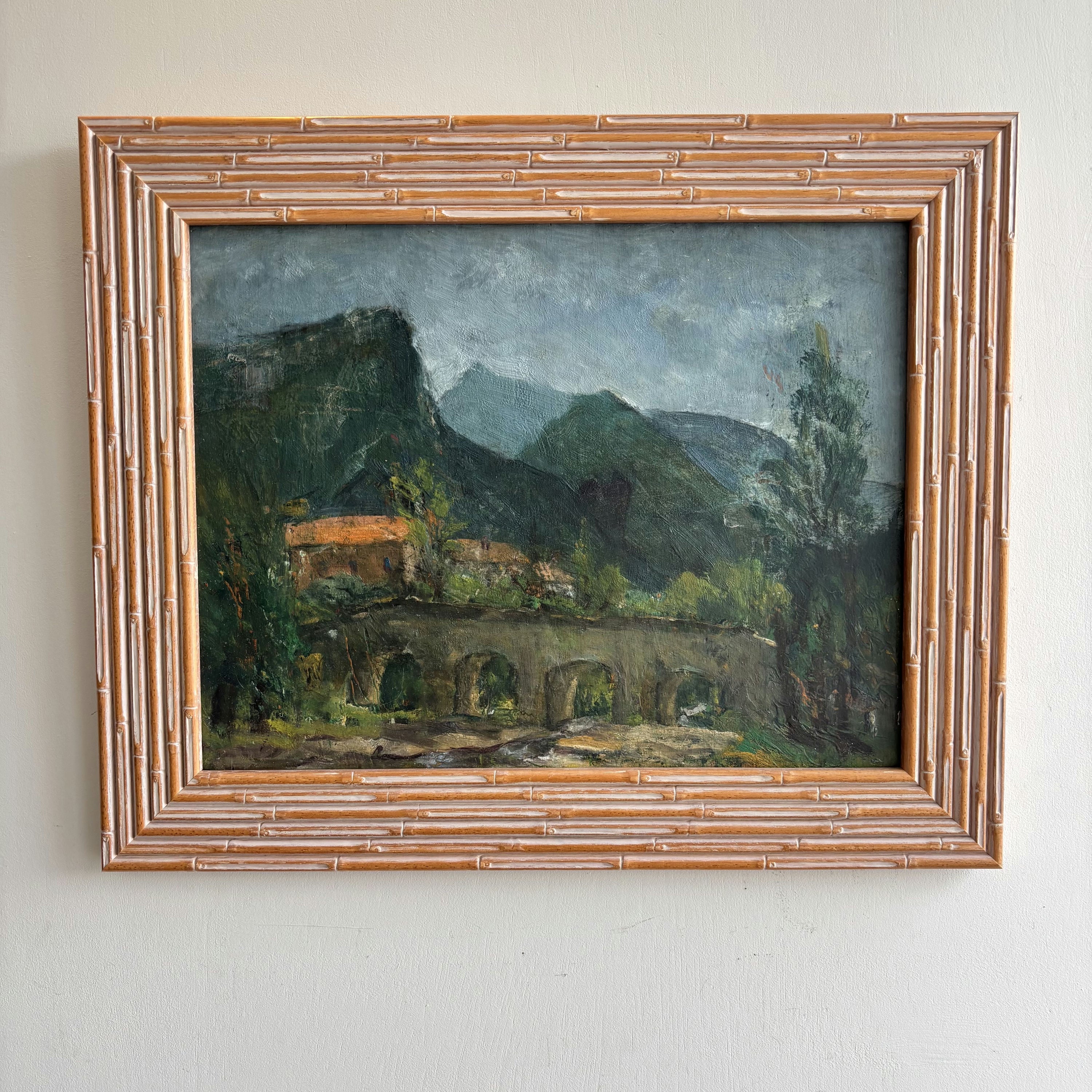 Detailed Landscape Oil Painting 