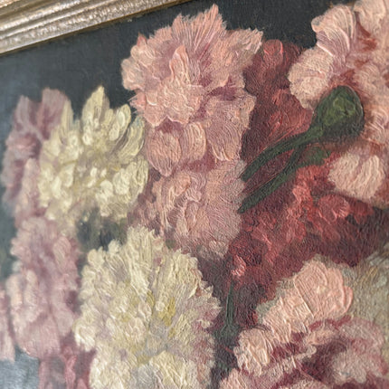 Vintage Floral Still Life Oil Painting "Vase Flowers" Authentic Small Art Holland Art Shop