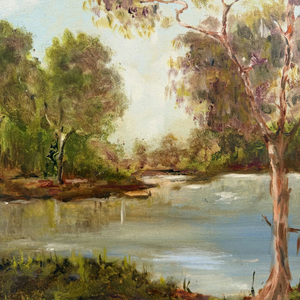 Detailed Landscape Oil Painting "Tall Tree" Refined Art Holland Art Shop
