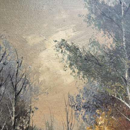 Detailed Landscape Oil Painting "Pheasant Bird" Expressive Small Artwork Holland Art Shop