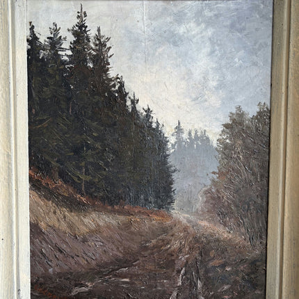 Rustic Landscape Oil Painting "Pine Trees" Timeless Artwork Holland Art Shop