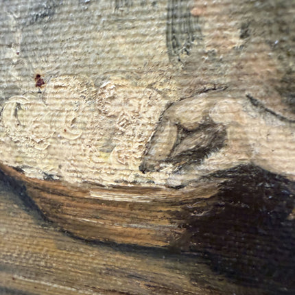 Detailed Oil Painting "Wooden Frame" Refined Large Artwork Holland Art Shop