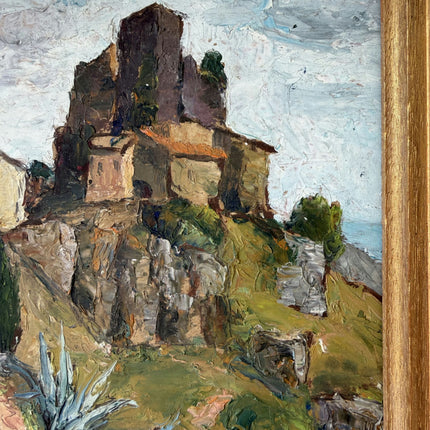Detailed Interior Oil Painting "Rocky Hill" Refined Small Art Holland Art Shop
