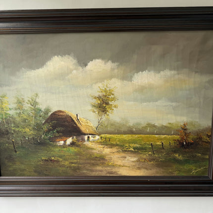 Elegant Landscape Oil Painting "Paint Texture" Original Large Art Holland Art Shop