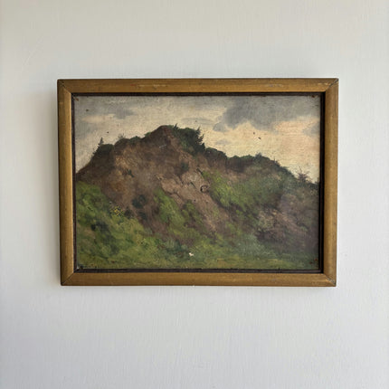 Detailed Landscape Oil Painting "Grassy Hill" Timeless Spanish Art Holland Art Shop