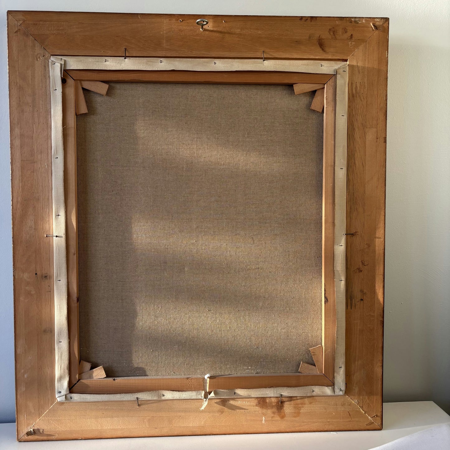 Thoughtful Elderly Scholar Oil Painting Library Books Antique sold without frame