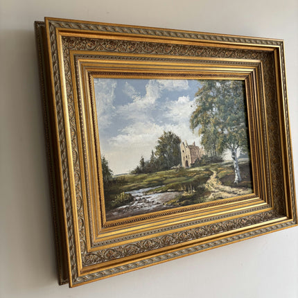 Classic Landscape Oil Painting "Gilded Frame" Original Artwork Holland Art Shop