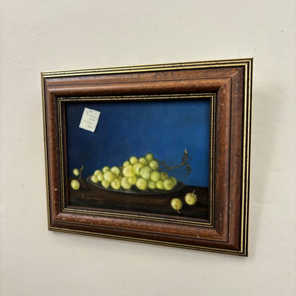 Authentic Still Life Oil Painting "Wooden Frame" Traditional Small Artwork Holland Art Shop