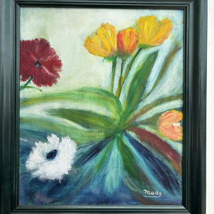 Timeless Floral Still Life Oil Painting "Yellow Tulips" Authentic Artwork Holland Art Shop