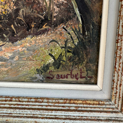 Rustic Landscape Oil Painting "Framed Painting" Authentic Large Artwork Holland Art Shop