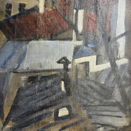 Ternand Timeless Cityscape Oil Painting "Rooftop View" French Artwork Holland Art Shop