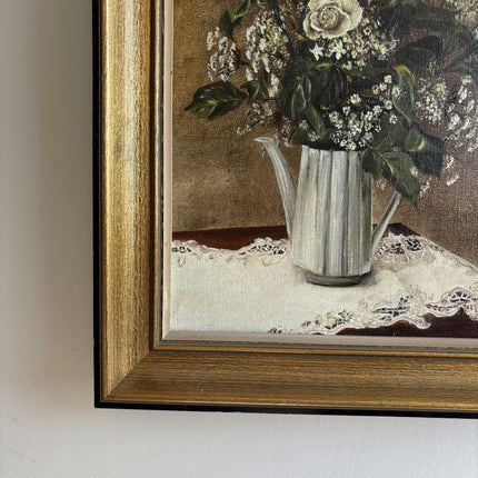 Authentic Floral Still Life Oil Painting "Painted Bouquet" Detailed Art Holland Art Shop