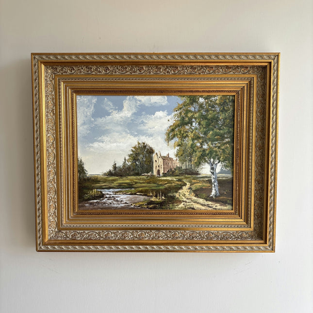 Classic Landscape Oil Painting "Gilded Frame" Original Artwork Holland Art Shop